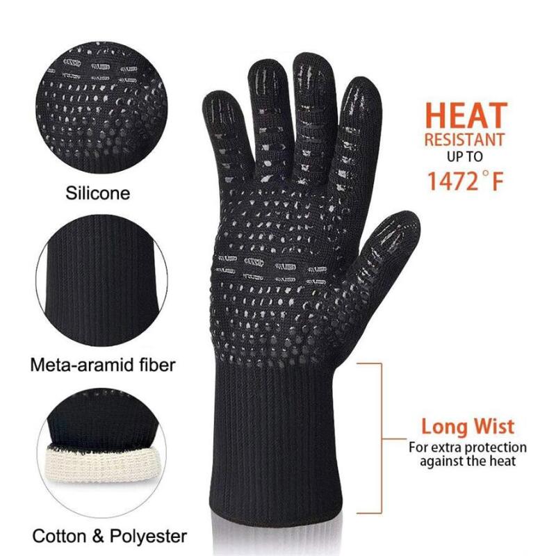 Explosive High Temperature Glo - مراجعة Oven Mitt Silicone وسعره