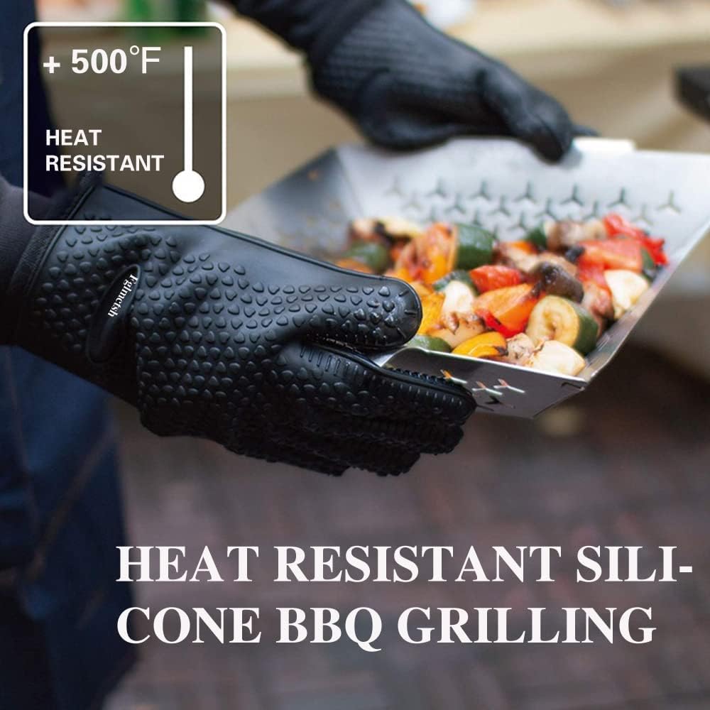 Silicone Oven Mitts, Heat Resi - مراجعة Heat Resistant Glove وسعره