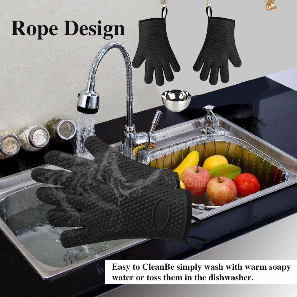 Silicone Oven Mitts, Heat Resi - مراجعة Heat Resistant Glove وسعره