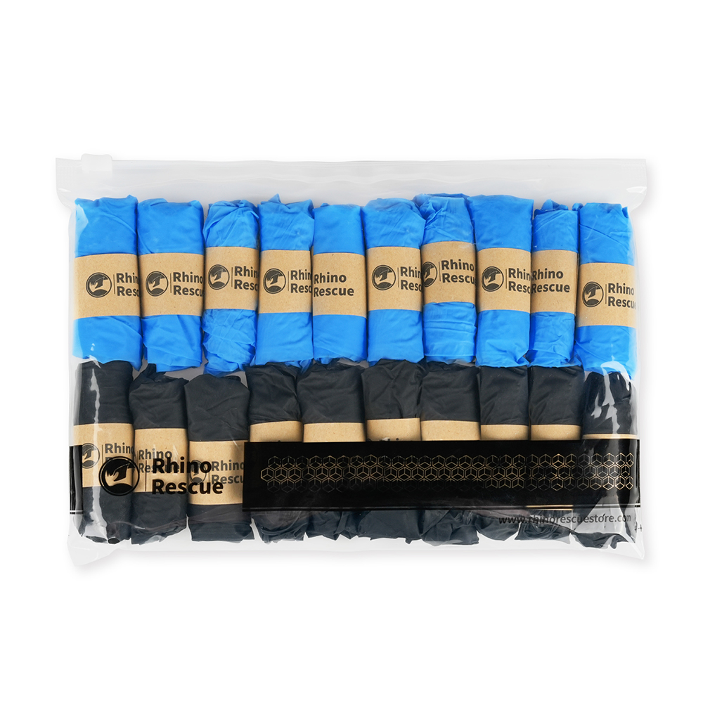 Rhino Rescue Gloves-Powder Fre - مراجعة Latex Disposable Glove وسعره