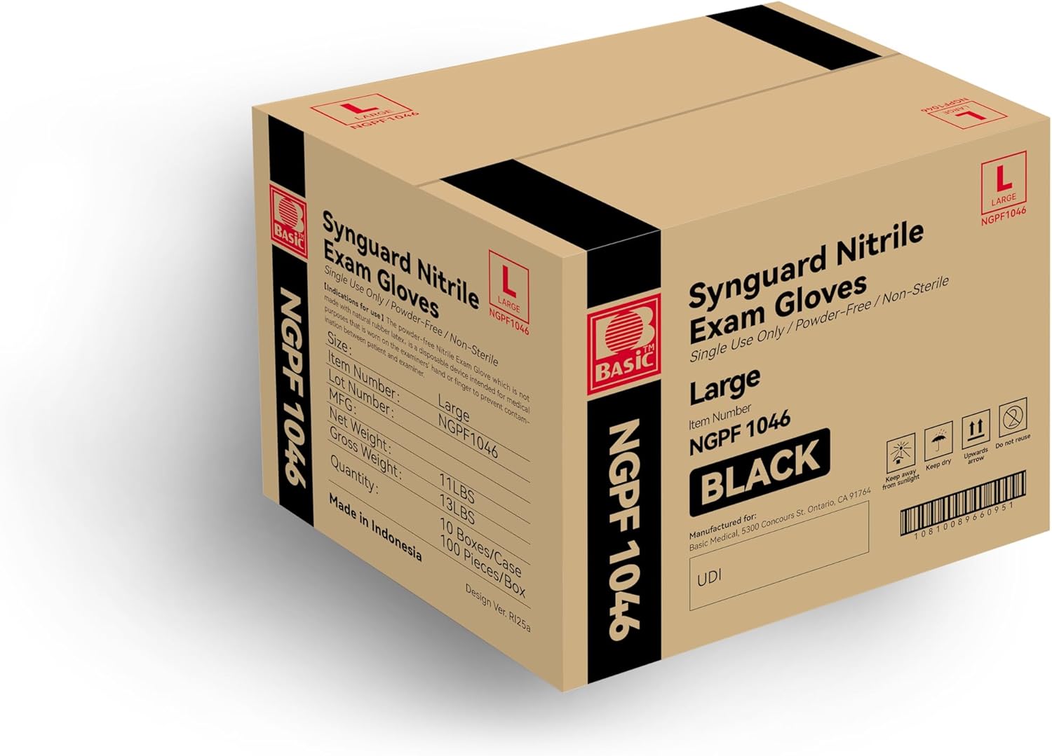 Large Black Nitrile Exam Glove - مراجعة Exam Glove Nitrile وسعره