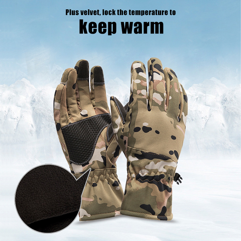 Tactics Outdoors Camouflage Hu - مراجعة Ski Glove Waterproof وسعره