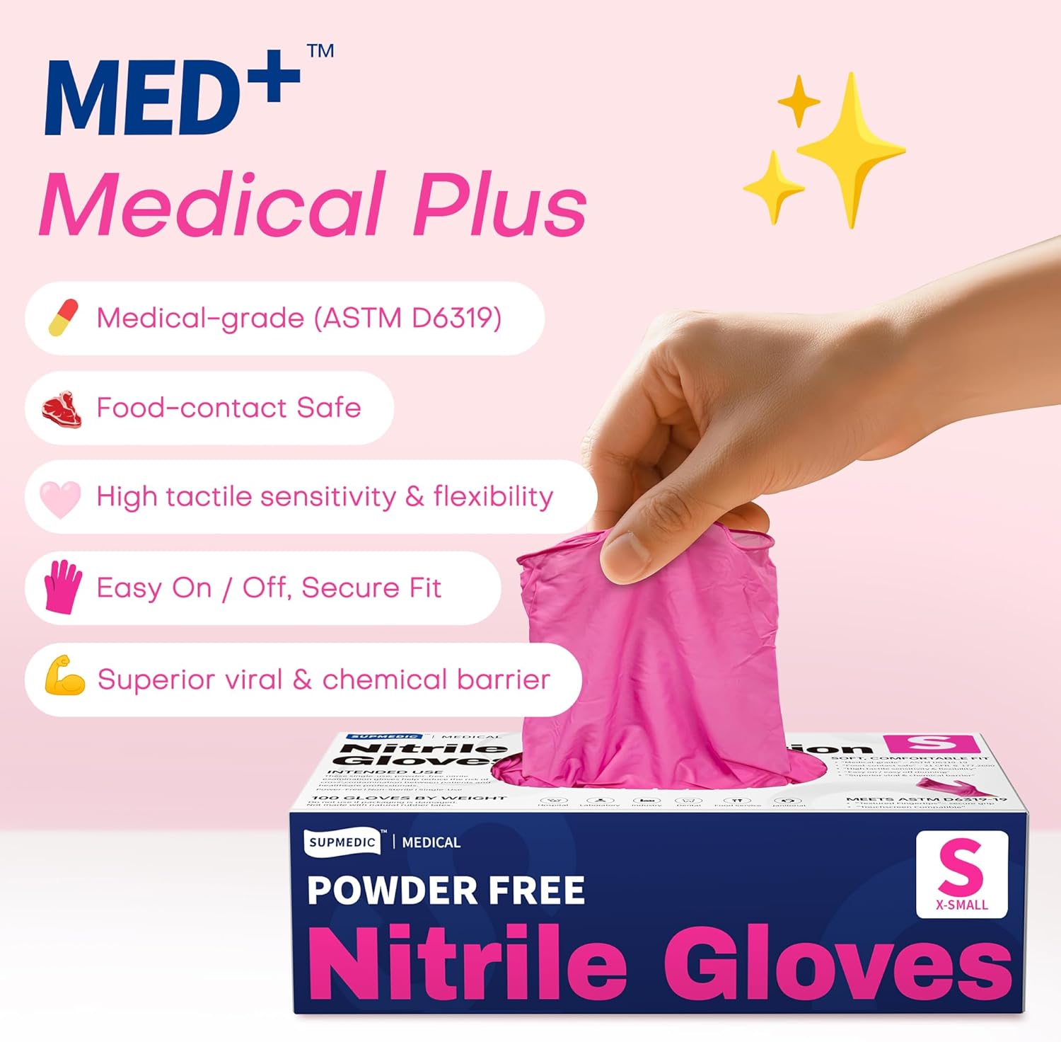 4 Mil Nitrile Exam Gloves, Pow - مراجعة Exam Glove Nitrile وسعره