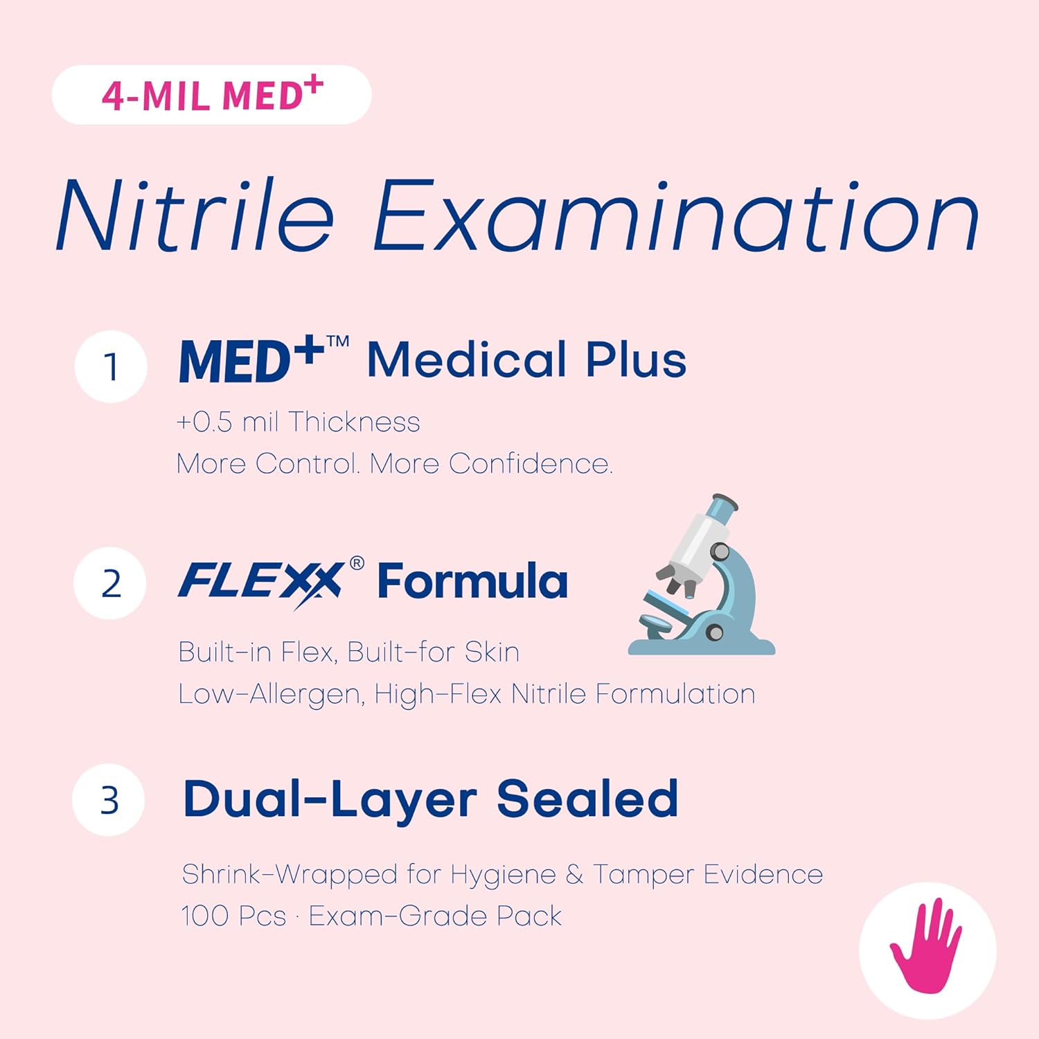 4 Mil Nitrile Exam Gloves, Pow - مراجعة Exam Glove Nitrile وسعره