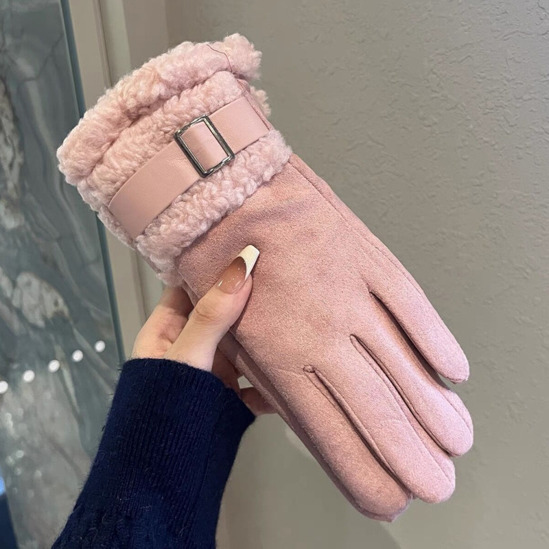 Women's Winter Gloves Thickene - مراجعة Wool Glove Lined وسعره