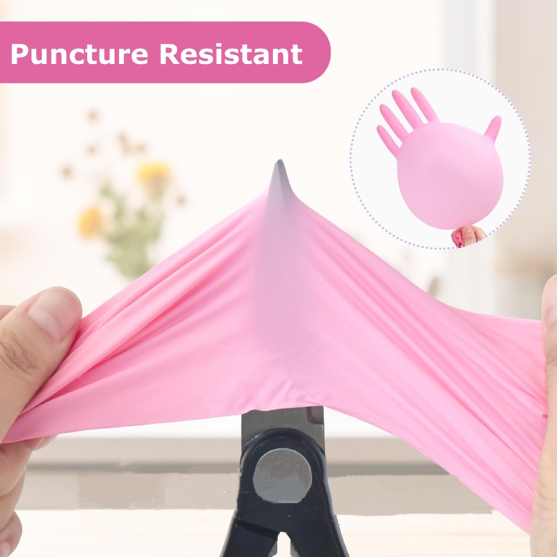 20/50/100PCS Pink Nitrile Disp - مراجعة Latex Disposable Glove وسعره