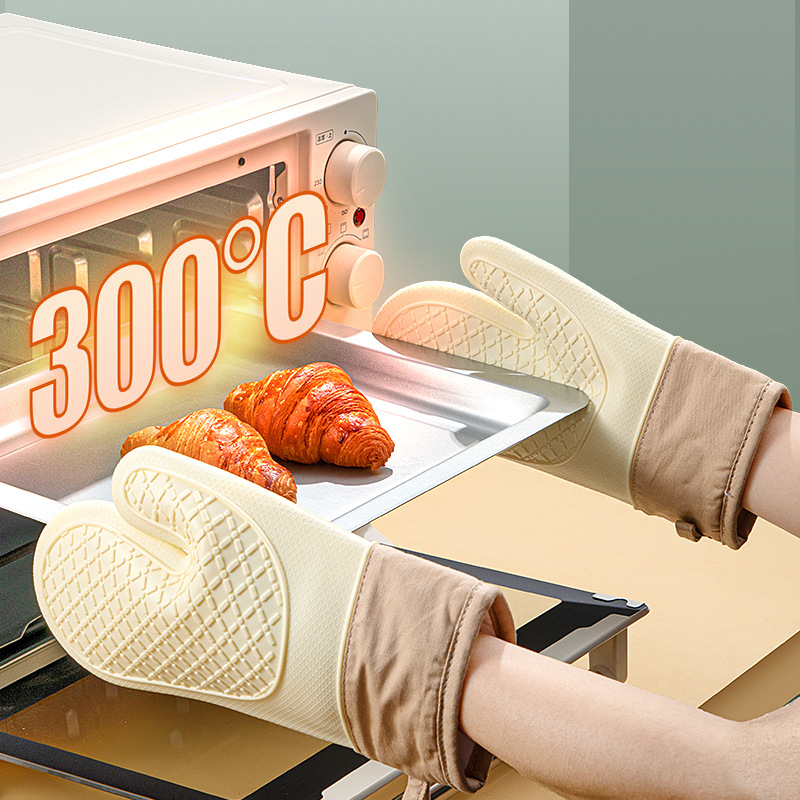 Heavy Duty Silicone Heat Resis - مراجعة Oven Mitt Silicone وسعره