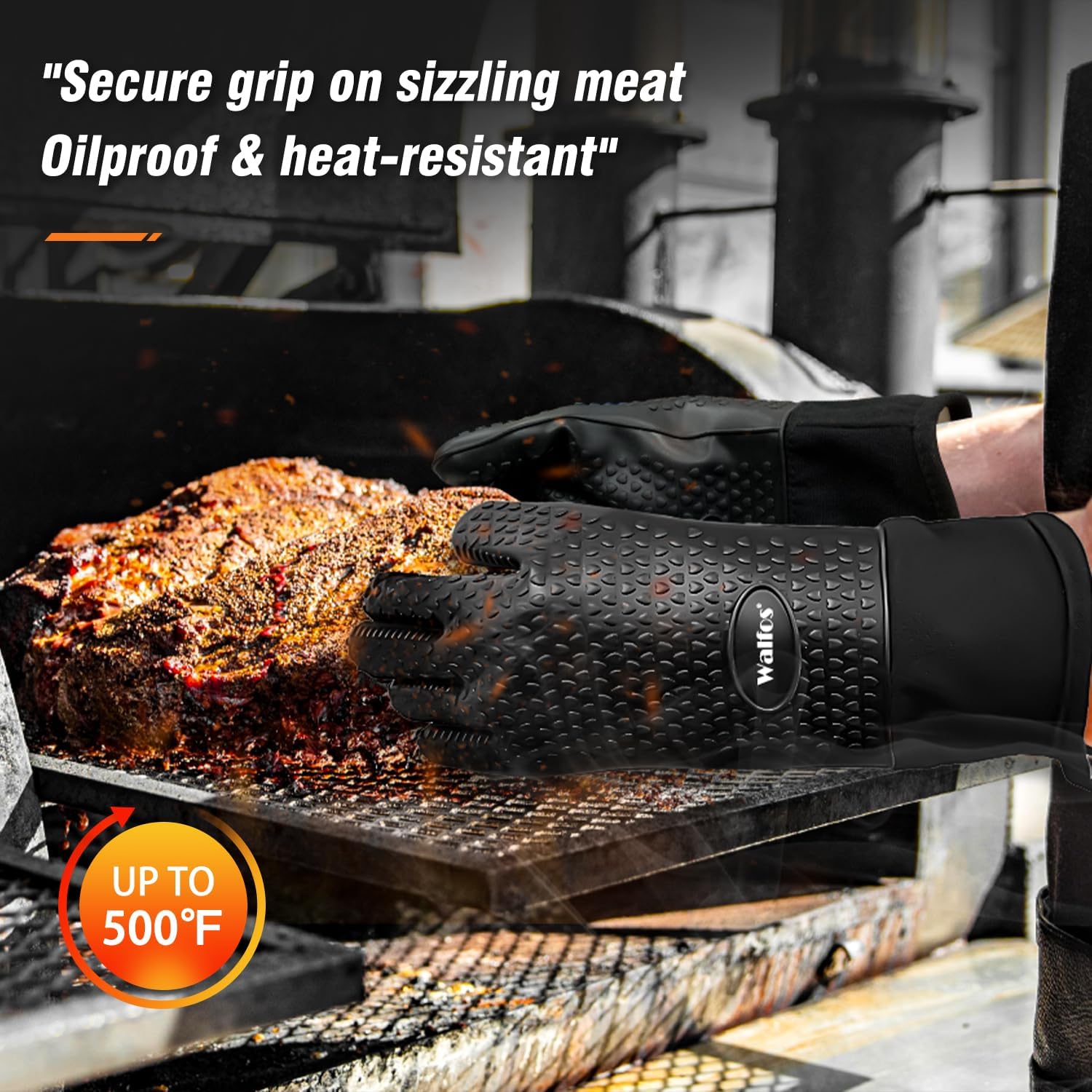 Heat Resistant Silicone BBQ Gl - مراجعة Heat Resistant Glove وسعره