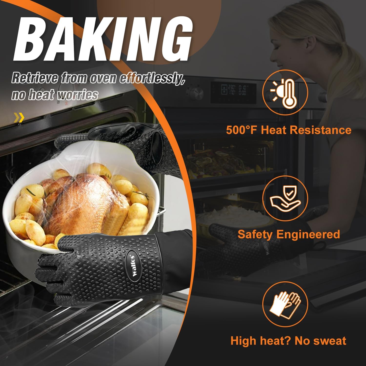 Heat Resistant Silicone BBQ Gl - مراجعة Heat Resistant Glove وسعره