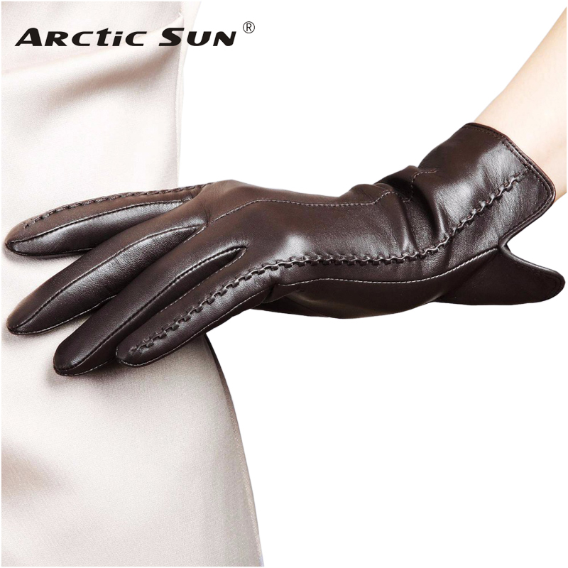 Real Leather Gloves Female Hig - مراجعة Leather Driving Glove وسعره