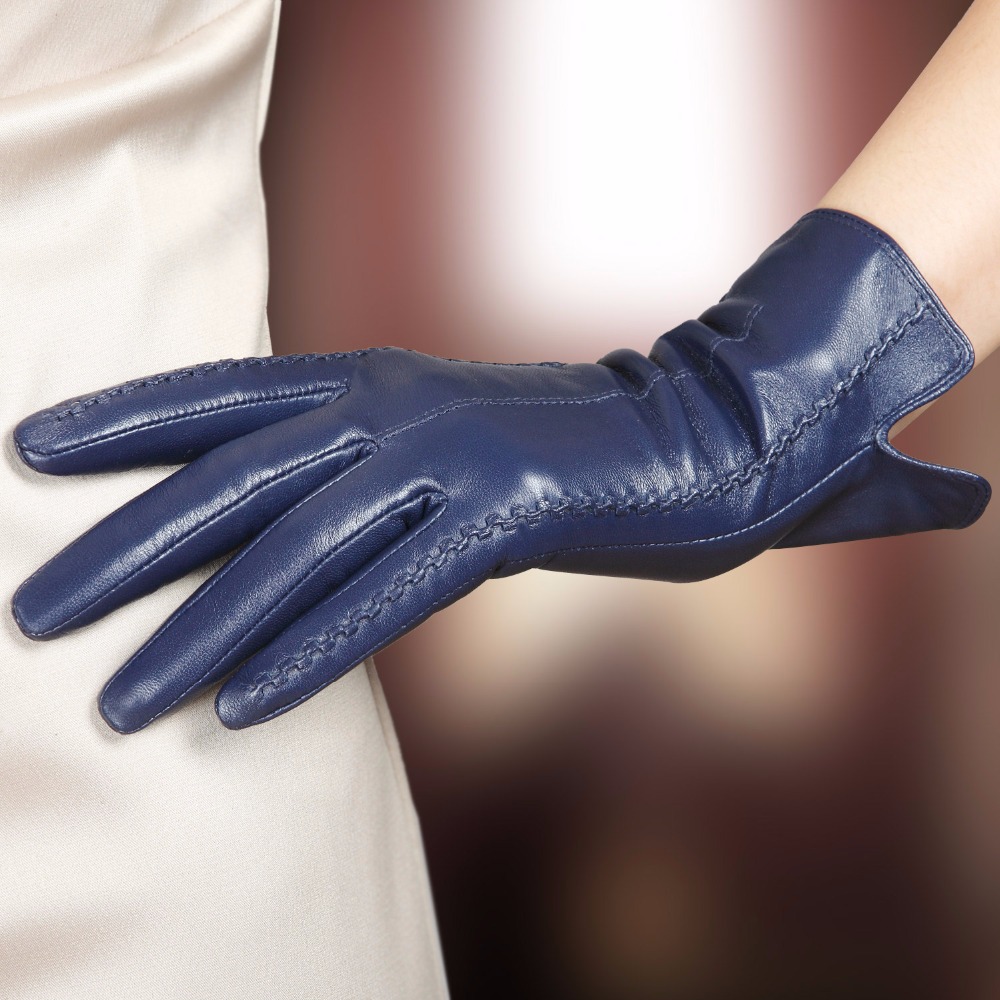 Real Leather Gloves Female Hig - مراجعة Leather Driving Glove وسعره