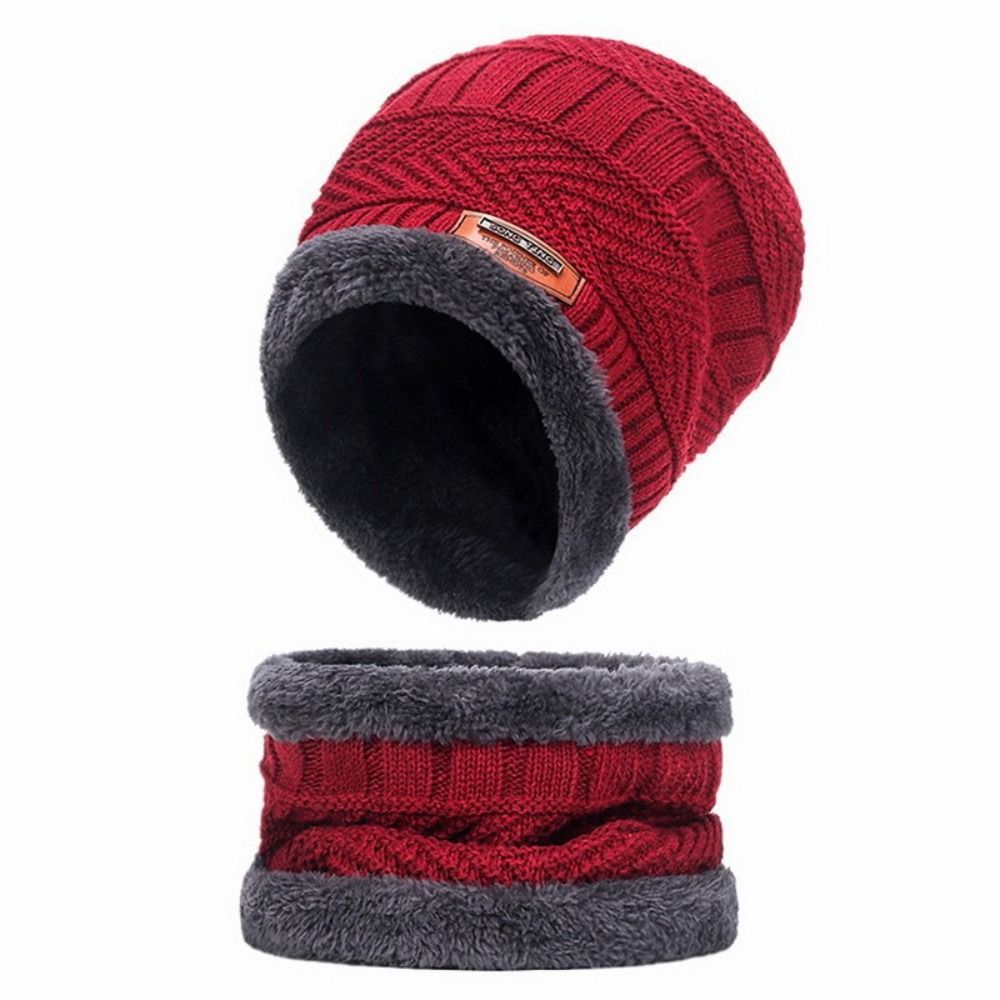4pcs/set Soft Winter Beanie Ha - مراجعة Wool Glove Lined وسعره