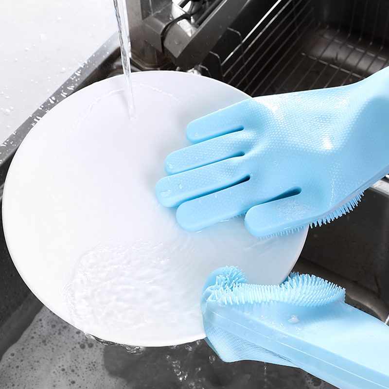 Dishwashing Cleaning Gloves Ma - مراجعة Dish Glove Rubber وسعره