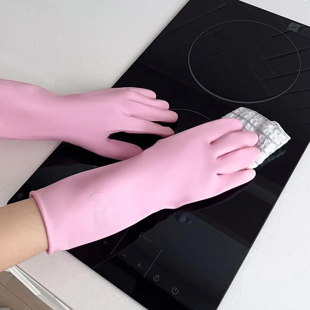3 Pairs Cream-Coating Rubber G - مراجعة Rubber Glove Cleaning وسعره