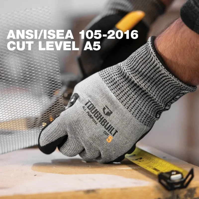ToughBuilt TB-P2-112-5-L Nitri - مراجعة Nitrile Mechanic Glove وسعره