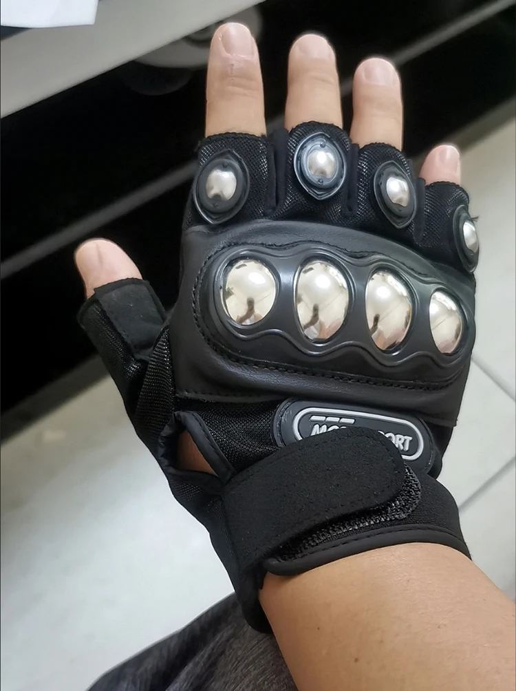 Tactical Motorcycle Gloves Ste - مراجعة Motorcycle Glove Knuckle وسعره