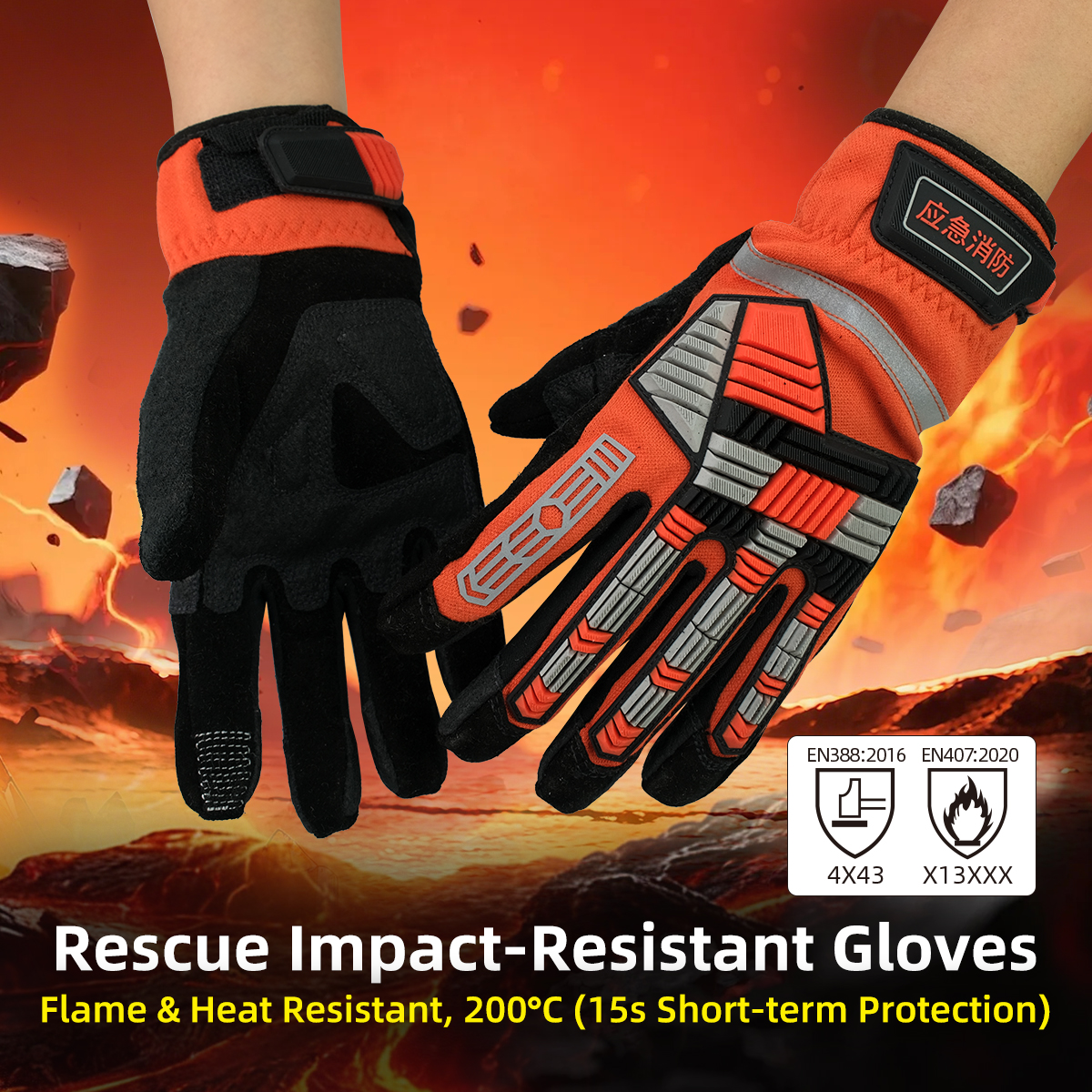 XYEHS 1 Pair TPR Impact Resist - مراجعة Work Glove Impact وسعره