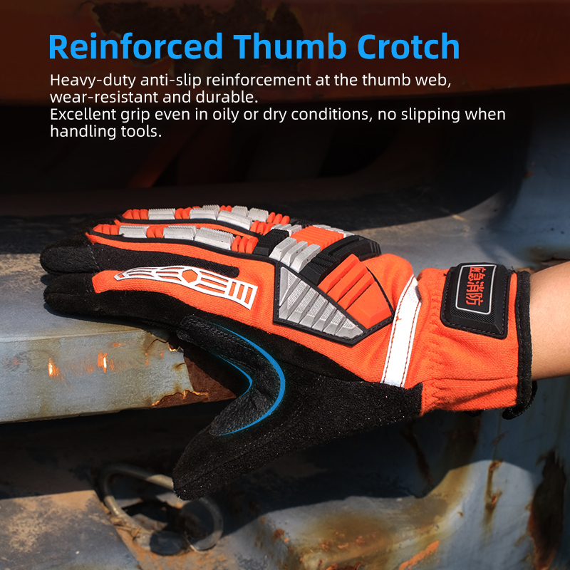 XYEHS 1 Pair TPR Impact Resist - مراجعة Work Glove Impact وسعره