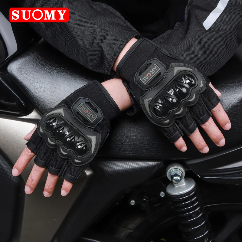SUOMY Summer Motorcycle Gloves - مراجعة Cycling Glove Padded وسعره
