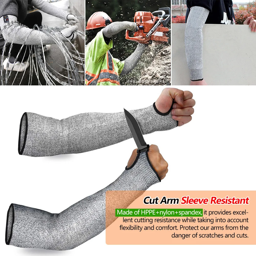 Safety Arm Sleeve Work Arm Wri - مراجعة Cut Resistant Glove وسعره