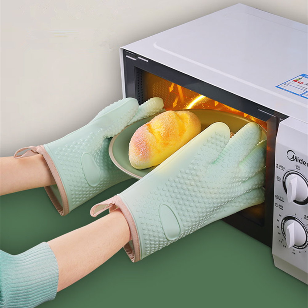 Heat Resistant Silicone Gloves - مراجعة Oven Mitt Silicone وسعره