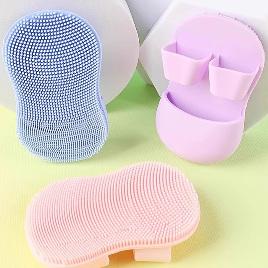Silicone Face Scrubber Brush D - مراجعة Rubber Glove Cleaning وسعره