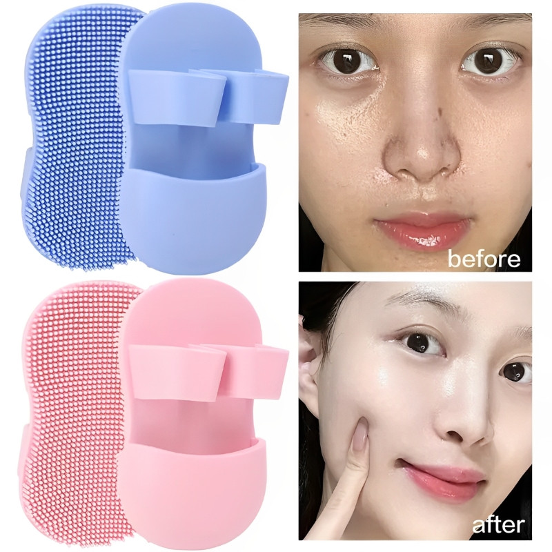 Silicone Face Scrubber Brush D - مراجعة Rubber Glove Cleaning وسعره