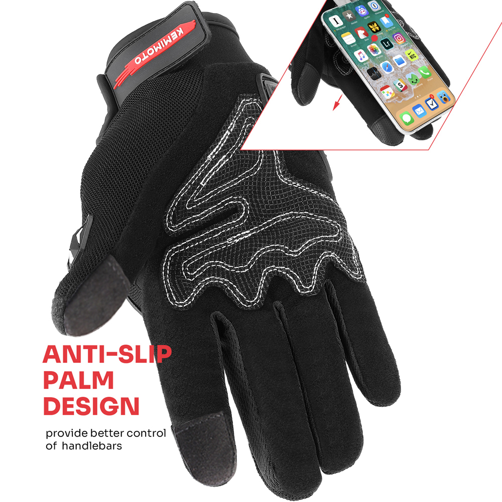 KEMITOUR Summer Motorcycle Glo - مراجعة Cycling Glove Padded وسعره